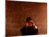 A Kashmiri Girl Sings to Her Class-null-Mounted Photographic Print