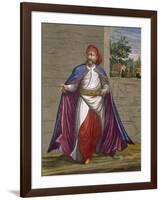 A Kasseki, Plate 19-Jean Baptiste Vanmour-Framed Giclee Print