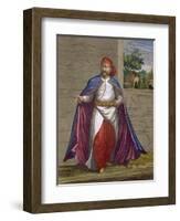 A Kasseki, Plate 19-Jean Baptiste Vanmour-Framed Premium Giclee Print