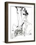'A Kauri Tree', 1912-Charles Robinson-Framed Giclee Print
