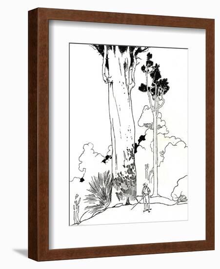 'A Kauri Tree', 1912-Charles Robinson-Framed Giclee Print