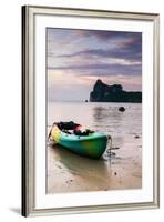 A Kayak On The Shore Of Phi Phi Island At Sunset-Lindsay Daniels-Framed Photographic Print