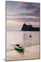 A Kayak On The Shore Of Phi Phi Island At Sunset-Lindsay Daniels-Mounted Photographic Print