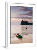 A Kayak On The Shore Of Phi Phi Island At Sunset-Lindsay Daniels-Framed Photographic Print