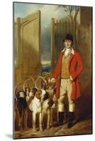 A Kennel Huntsman and Hounds Outside a Dray-Yard-George Sebright-Mounted Giclee Print