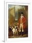 A Kennel Huntsman and Hounds Outside a Dray-Yard-George Sebright-Framed Giclee Print