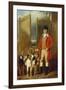 A Kennel Huntsman and Hounds Outside a Dray-Yard-George Sebright-Framed Giclee Print