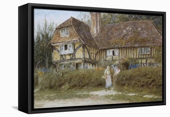 A Kentish Cottage-Helen Allingham-Framed Stretched Canvas