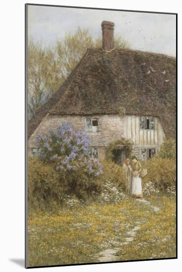 A Kentish Cottage-Helen Allingham-Mounted Giclee Print