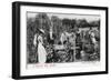 A Kentish Hop Garden, 1905-Goulden and Wind-Framed Giclee Print