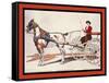 A Kentucky Breaking Cart-Edward Penfield-Framed Stretched Canvas