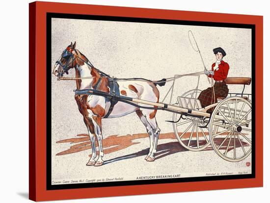 A Kentucky Breaking Cart-Edward Penfield-Stretched Canvas