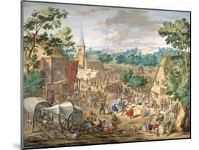 A Kermesse-Jan Brueghel-Mounted Giclee Print