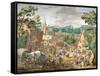 A Kermesse-Jan Brueghel-Framed Stretched Canvas