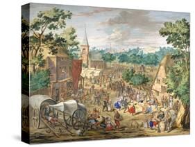 A Kermesse-Jan Brueghel-Stretched Canvas