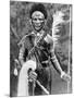 A Kikuyu Warrior, Kenya, 1936-Martin Johnson-Mounted Giclee Print