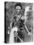 A Kikuyu Warrior, Kenya, 1936-Martin Johnson-Stretched Canvas