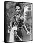 A Kikuyu Warrior, Kenya, 1936-Martin Johnson-Framed Stretched Canvas