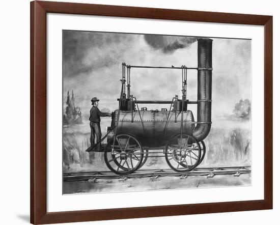 A Killingworth Locomotive: Designed by Stephenson 1825-null-Framed Giclee Print