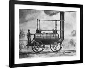 A Killingworth Locomotive: Designed by Stephenson 1825-null-Framed Giclee Print