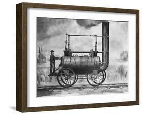 A Killingworth Locomotive: Designed by Stephenson 1825-null-Framed Giclee Print