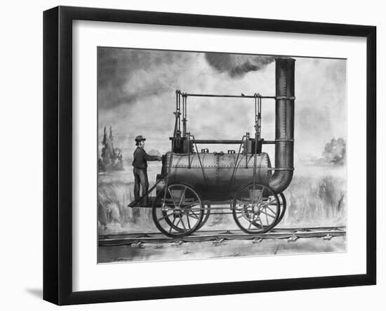 A Killingworth Locomotive: Designed by Stephenson 1825-null-Framed Giclee Print