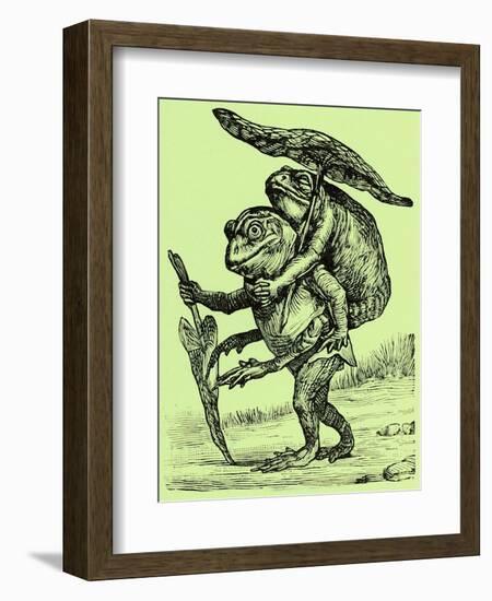 A Kind Husband, Illustration from 'Cole's Funny Picture Book' (Digitally Enhanced Image)-English-Framed Giclee Print