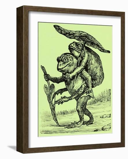 A Kind Husband, Illustration from 'Cole's Funny Picture Book' (Digitally Enhanced Image)-English-Framed Giclee Print