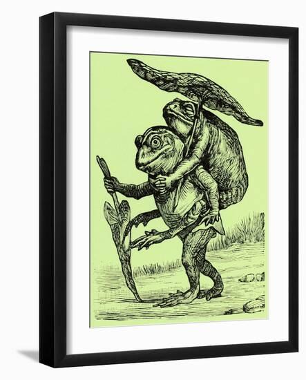 A Kind Husband, Illustration from 'Cole's Funny Picture Book' (Digitally Enhanced Image)-English-Framed Giclee Print