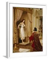 A King and a Beggar Maid, 1898-Edmund Blair Leighton-Framed Giclee Print