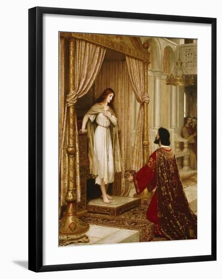 A King and a Beggar Maid, 1898-Edmund Blair Leighton-Framed Giclee Print