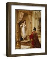 A King and a Beggar Maid, 1898-Edmund Blair Leighton-Framed Giclee Print