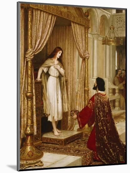 A King and a Beggar Maid, 1898-Edmund Blair Leighton-Mounted Giclee Print