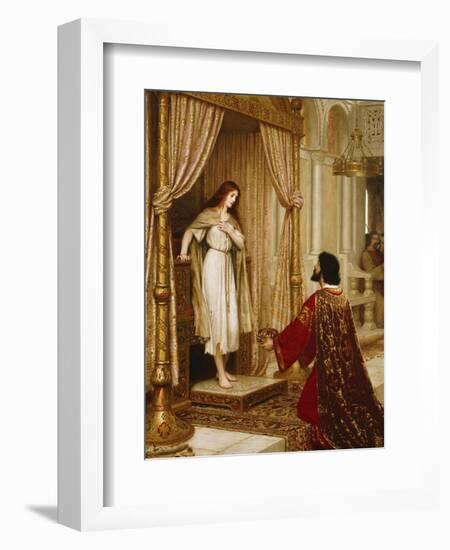 A King and a Beggar Maid, 1898-Edmund Blair Leighton-Framed Giclee Print