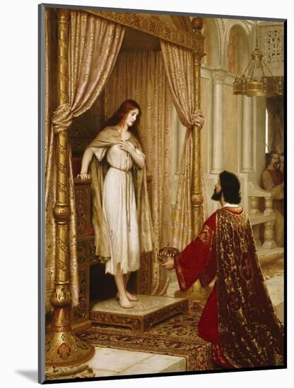 A King and a Beggar Maid, 1898-Edmund Blair Leighton-Mounted Giclee Print