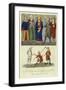 A King and the Officers of His Court, 14th Century-null-Framed Giclee Print