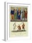 A King and the Officers of His Court, 14th Century-null-Framed Giclee Print