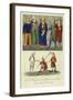 A King and the Officers of His Court, 14th Century-null-Framed Giclee Print