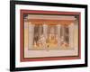 A King in Durbar in a Pavilion, 1760-null-Framed Giclee Print