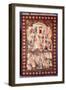 A Kirman Maha'Ir Carpet-null-Framed Giclee Print