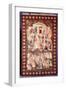 A Kirman Maha'Ir Carpet-null-Framed Giclee Print