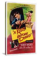 A Kiss before Dying, Top from Left: Virginia Leith, Robert Wagner; Bottom Left: Robert Wagner, 1956-null-Stretched Canvas