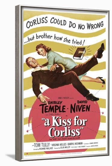 A Kiss for Corliss-null-Framed Art Print