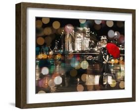 A Kiss in the Night-Dianne Loumer-Framed Giclee Print