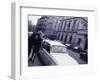 A Kiss in Winter, Paris, France-Walter Bibikow-Framed Photographic Print