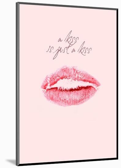 A Kiss Is Just a Kiss-Design Fabrikken-Mounted Art Print