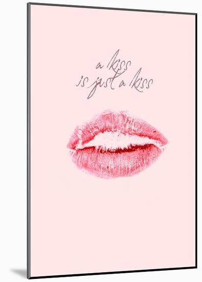 A Kiss Is Just a Kiss-Design Fabrikken-Mounted Art Print
