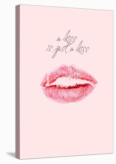 A Kiss Is Just a Kiss-Design Fabrikken-Stretched Canvas