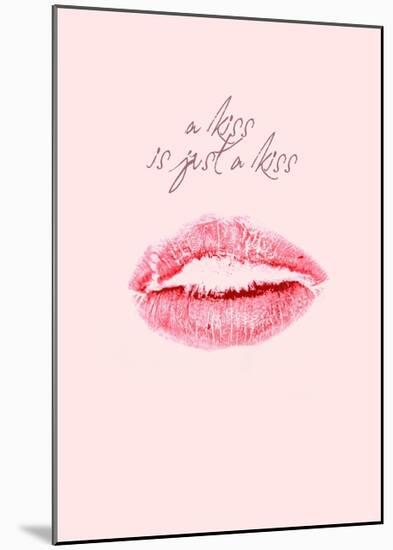 A Kiss Is Just a Kiss-Design Fabrikken-Mounted Art Print