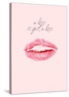 A Kiss Is Just a Kiss-Design Fabrikken-Stretched Canvas